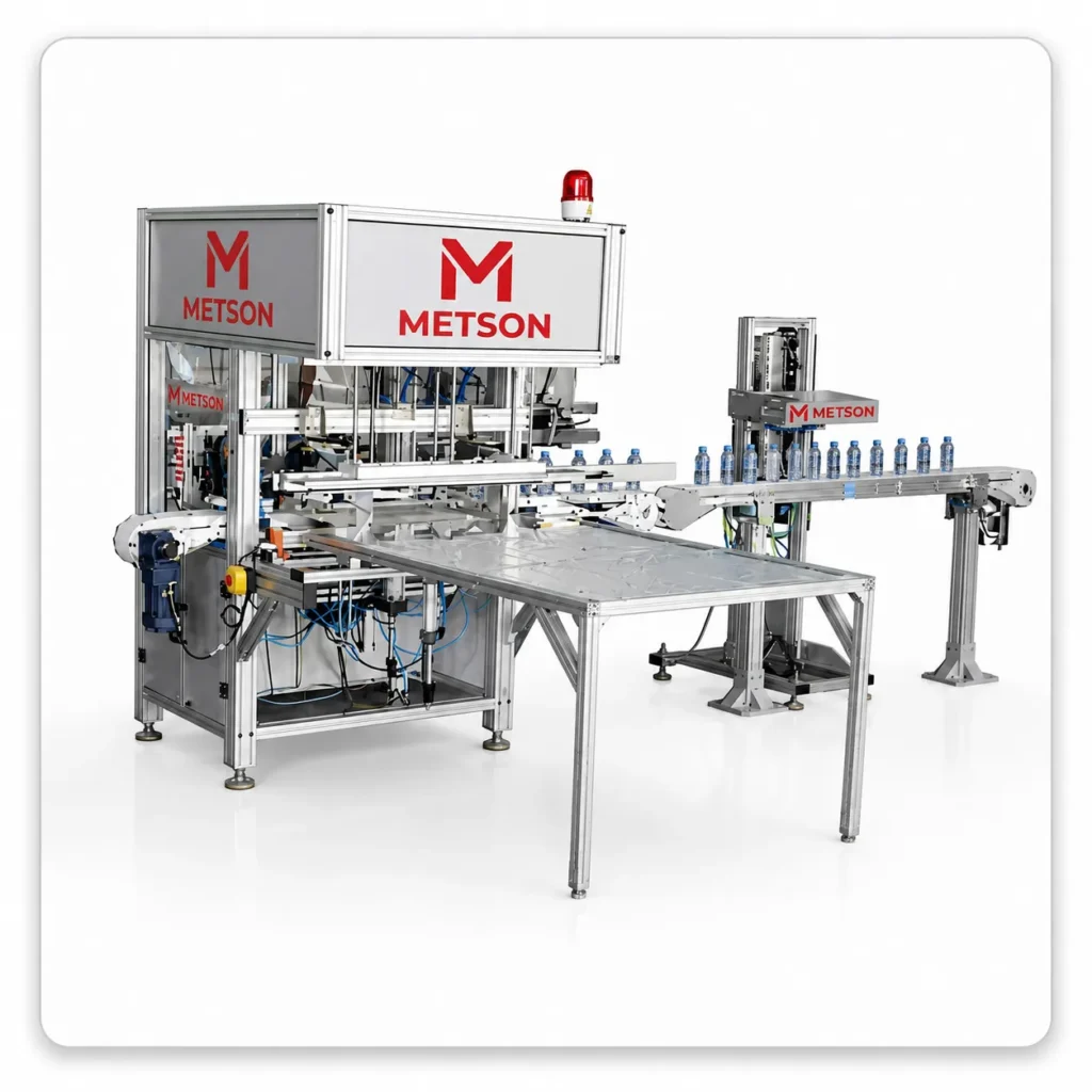 Empty Container Shrink Wrapping Machine