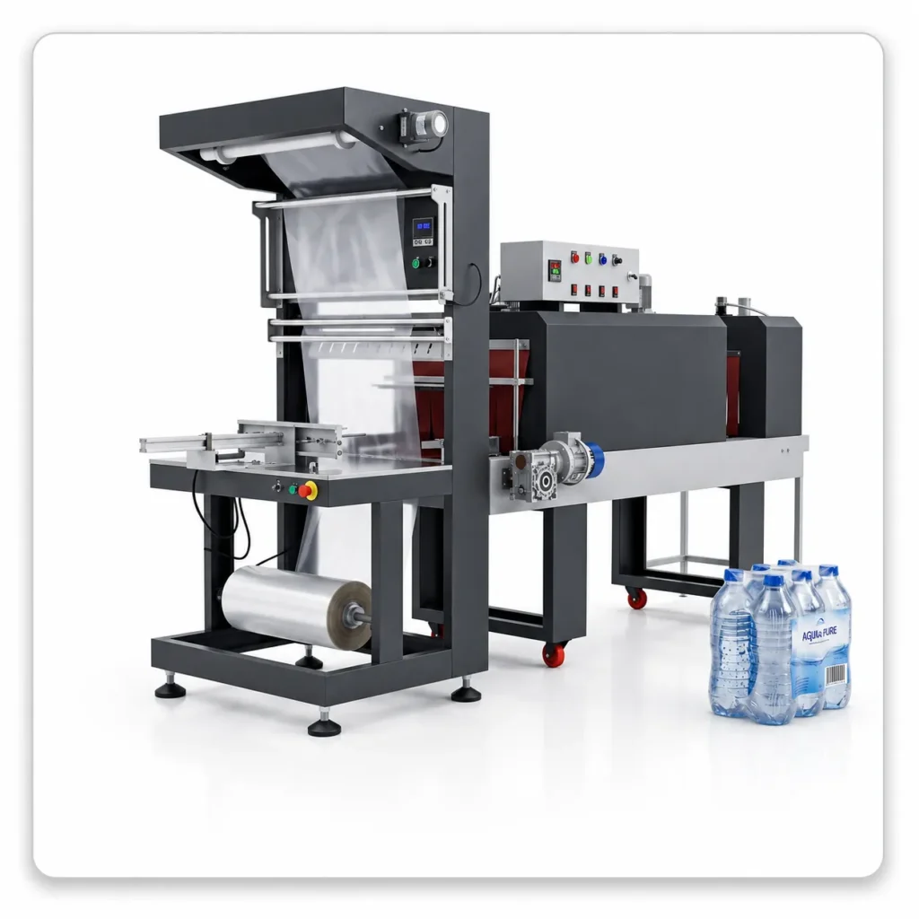 Semi Automatic Shrink Wrapping Machine